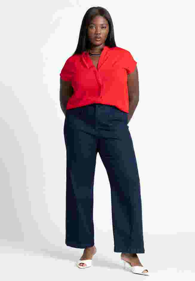Notch Collar Blouse image number 2