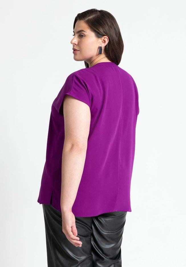 Notch Collar Blouse image number 1