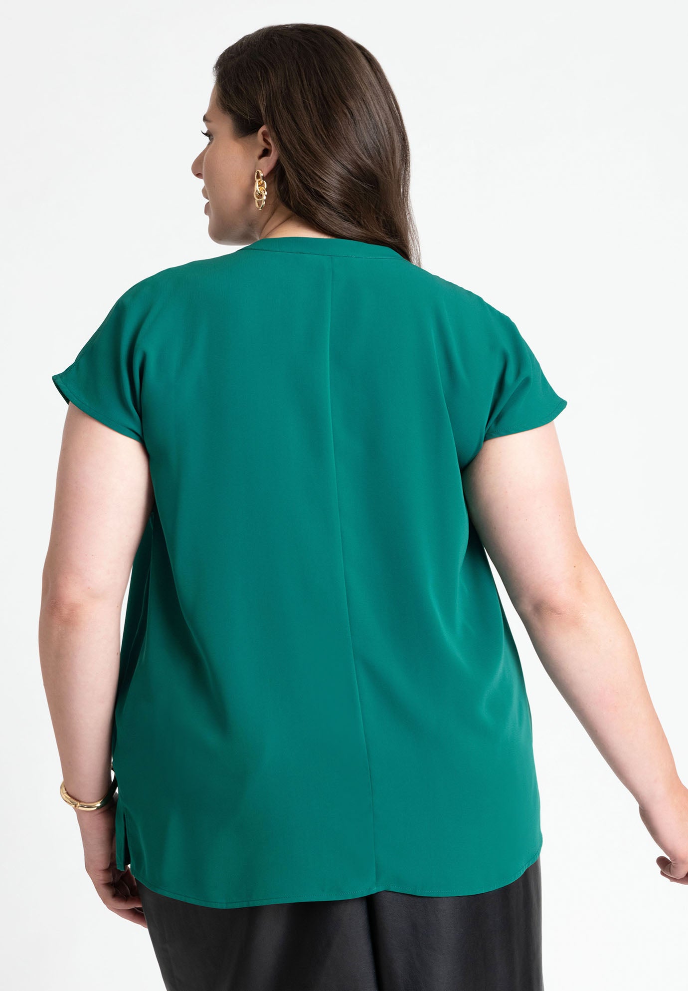 Notch Collar Blouse image number 1