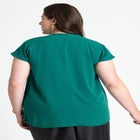 Notch Collar Blouse image number null