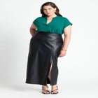 Notch Collar Blouse image number null