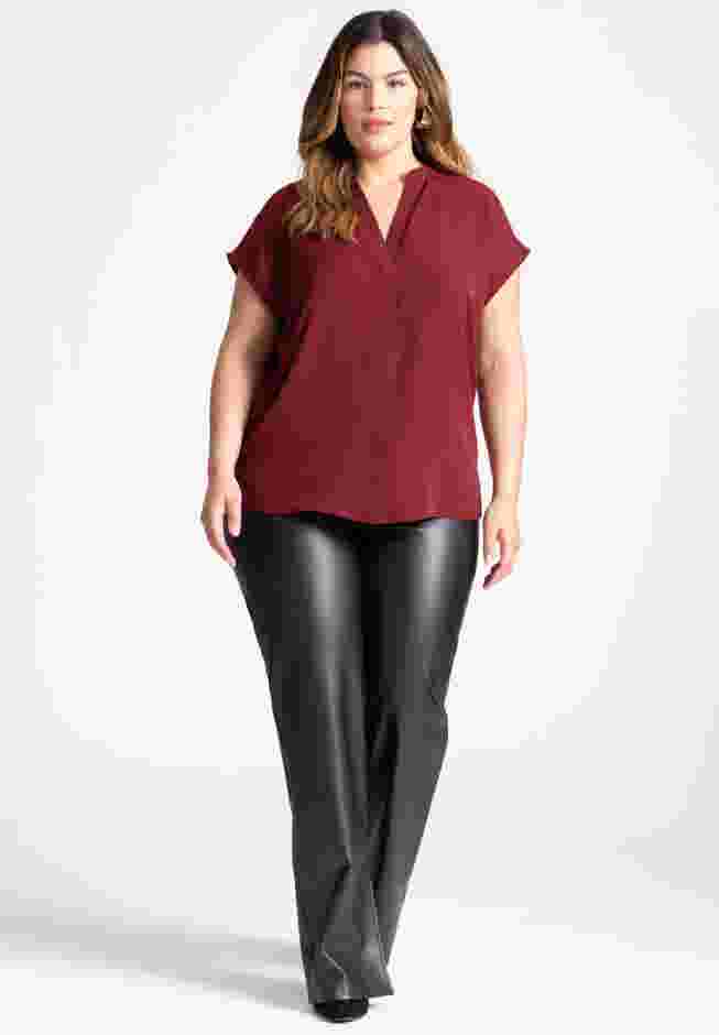 Notch Collar Blouse image number 2