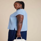 Notch Collar Blouse image number null