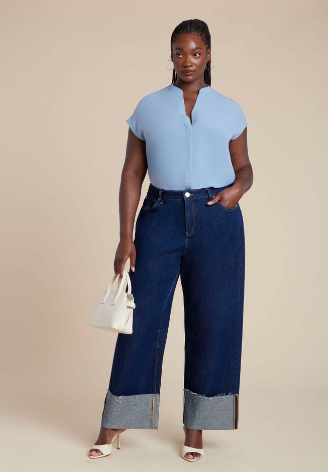 Notch Collar Blouse image number 4