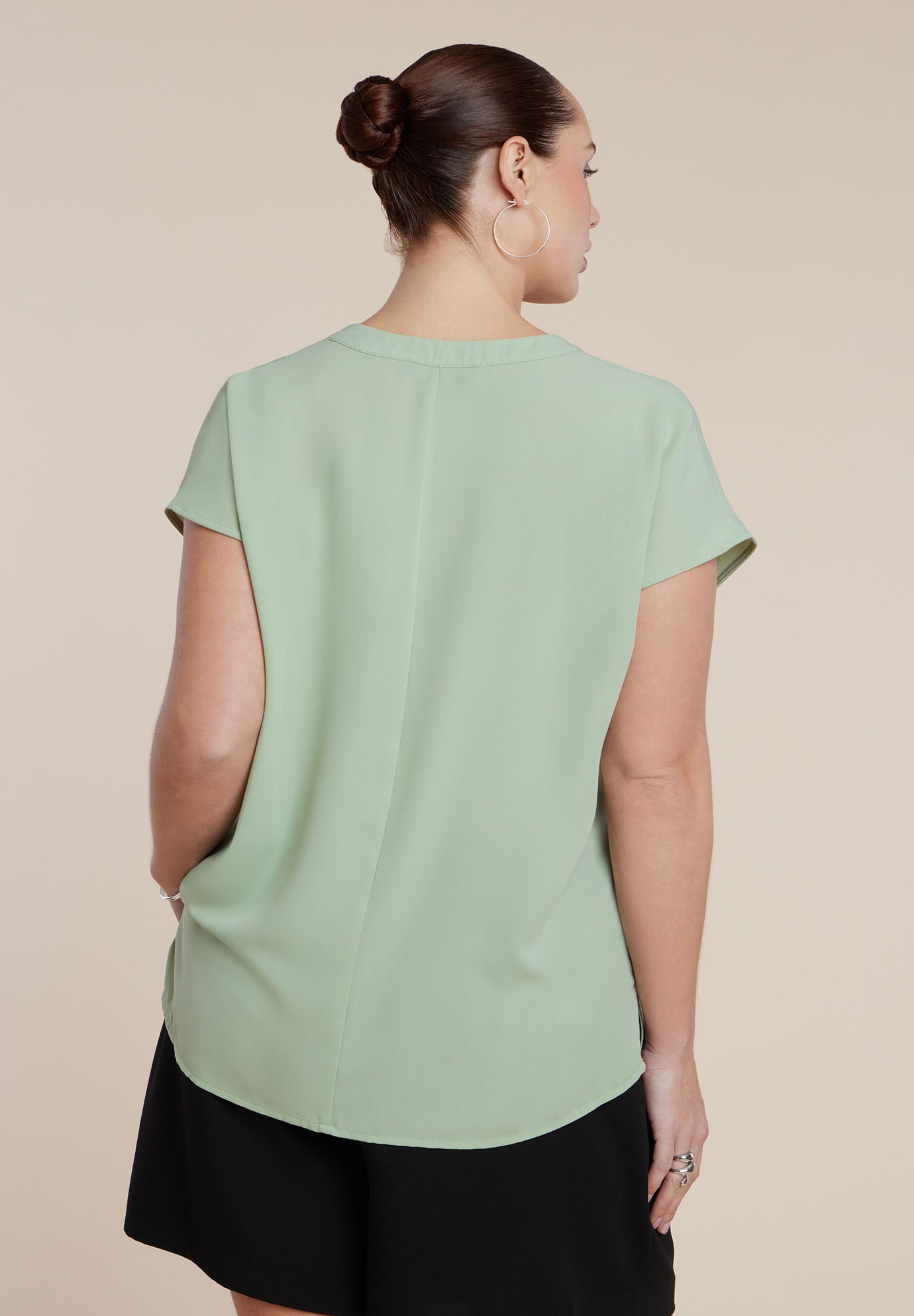 Notch Collar Blouse image number 1