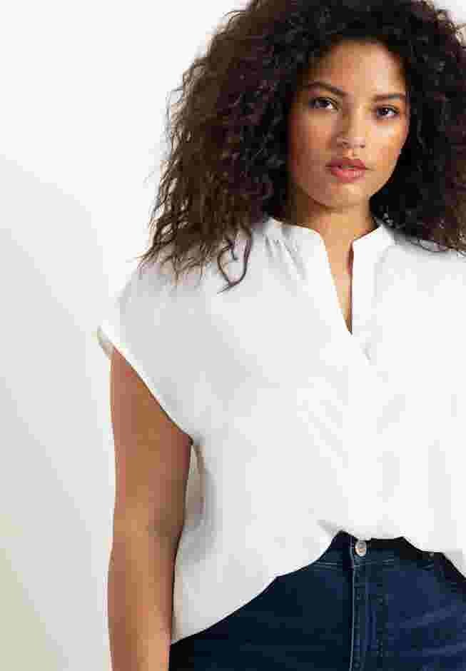 Notch Collar Blouse image number 0