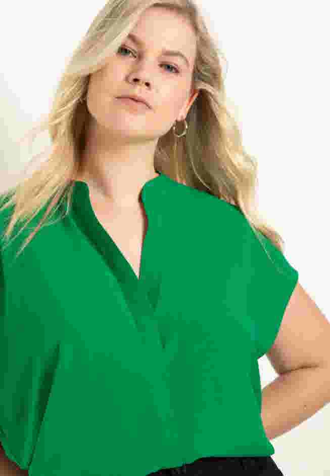Notch Collar Blouse image number 0