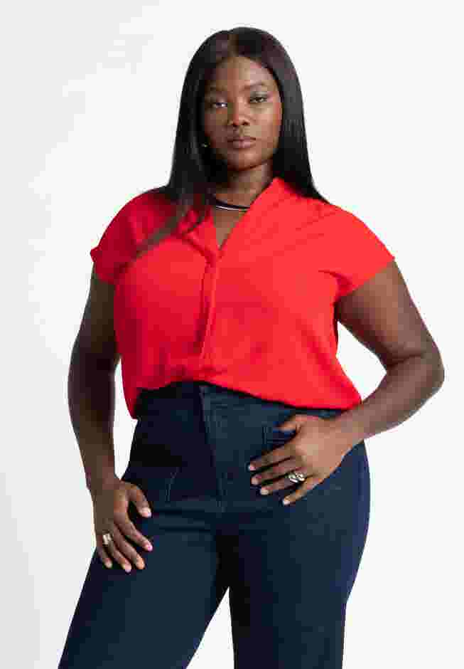 Notch Collar Blouse image number 0