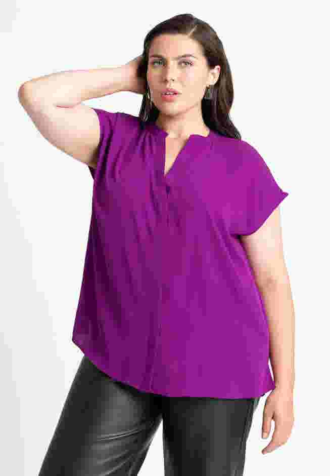 Notch Collar Blouse image number 0