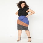 Flutter Sleeve Tie Neck Blouse image number null