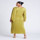 Cape Effect Plisse Dress image number null