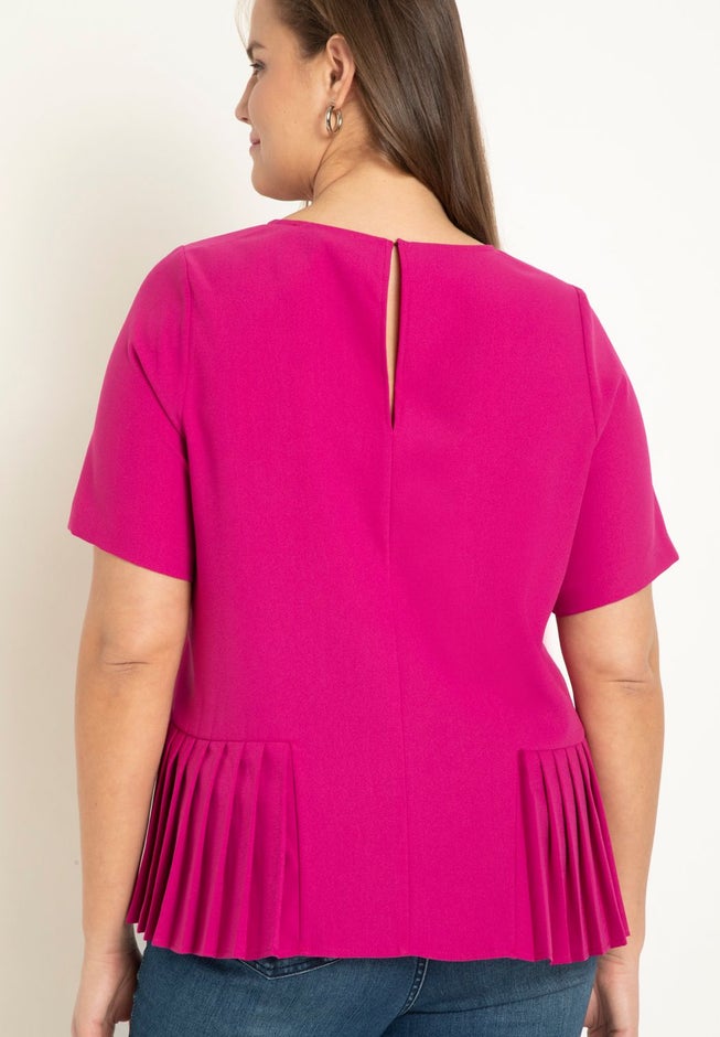 Pleated Hem Top image number 1