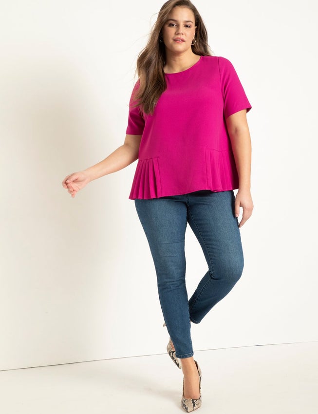 Pleated Hem Top image number 2