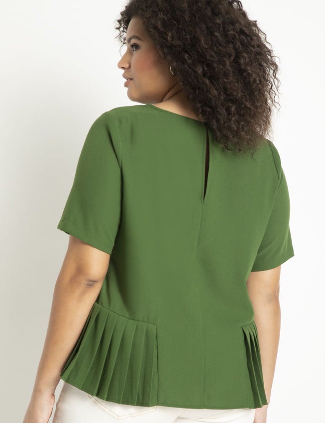 Pleated Hem Top image number 1