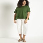 Pleated Hem Top image number null