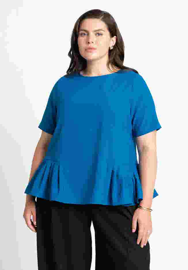 Pleated Hem Top image number 0