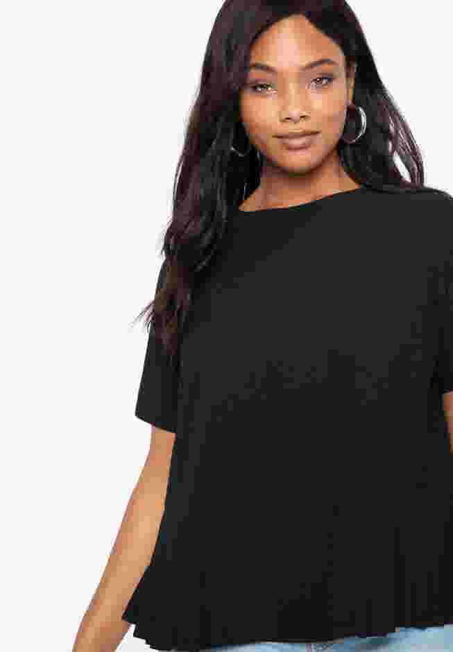 Pleated Hem Top image number 0