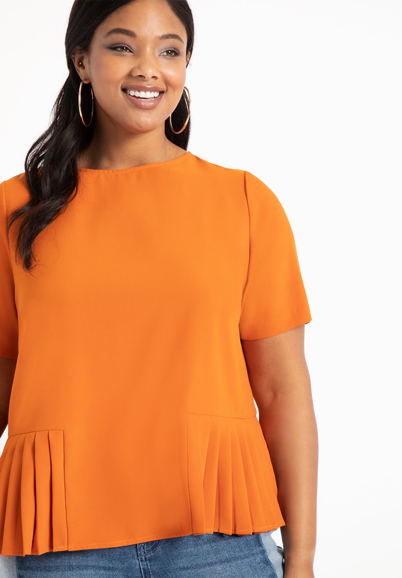 Pleated Hem Top image number 0