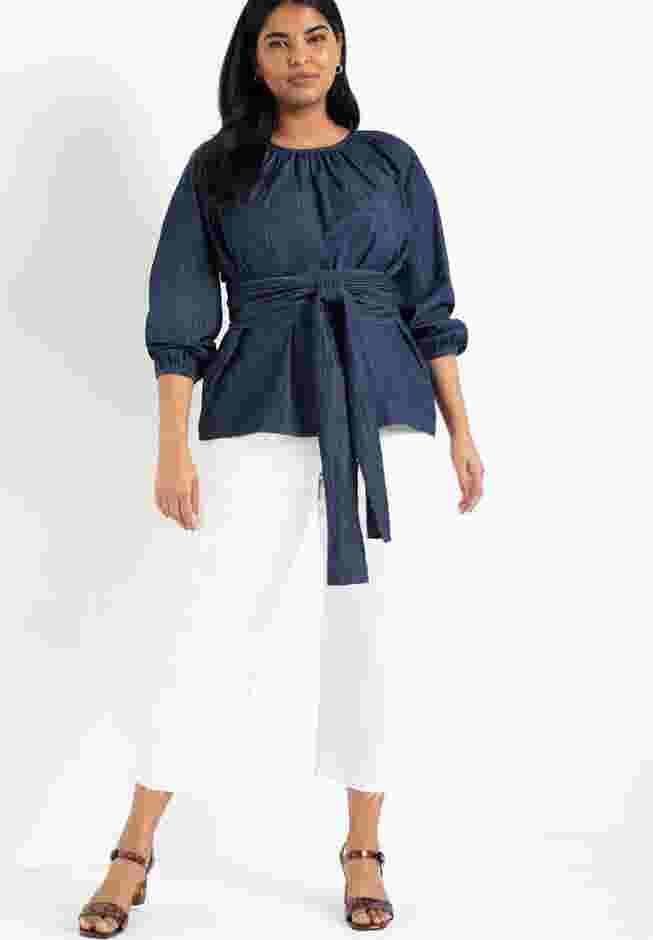 Dramatic Faux Wrap Top image number 2