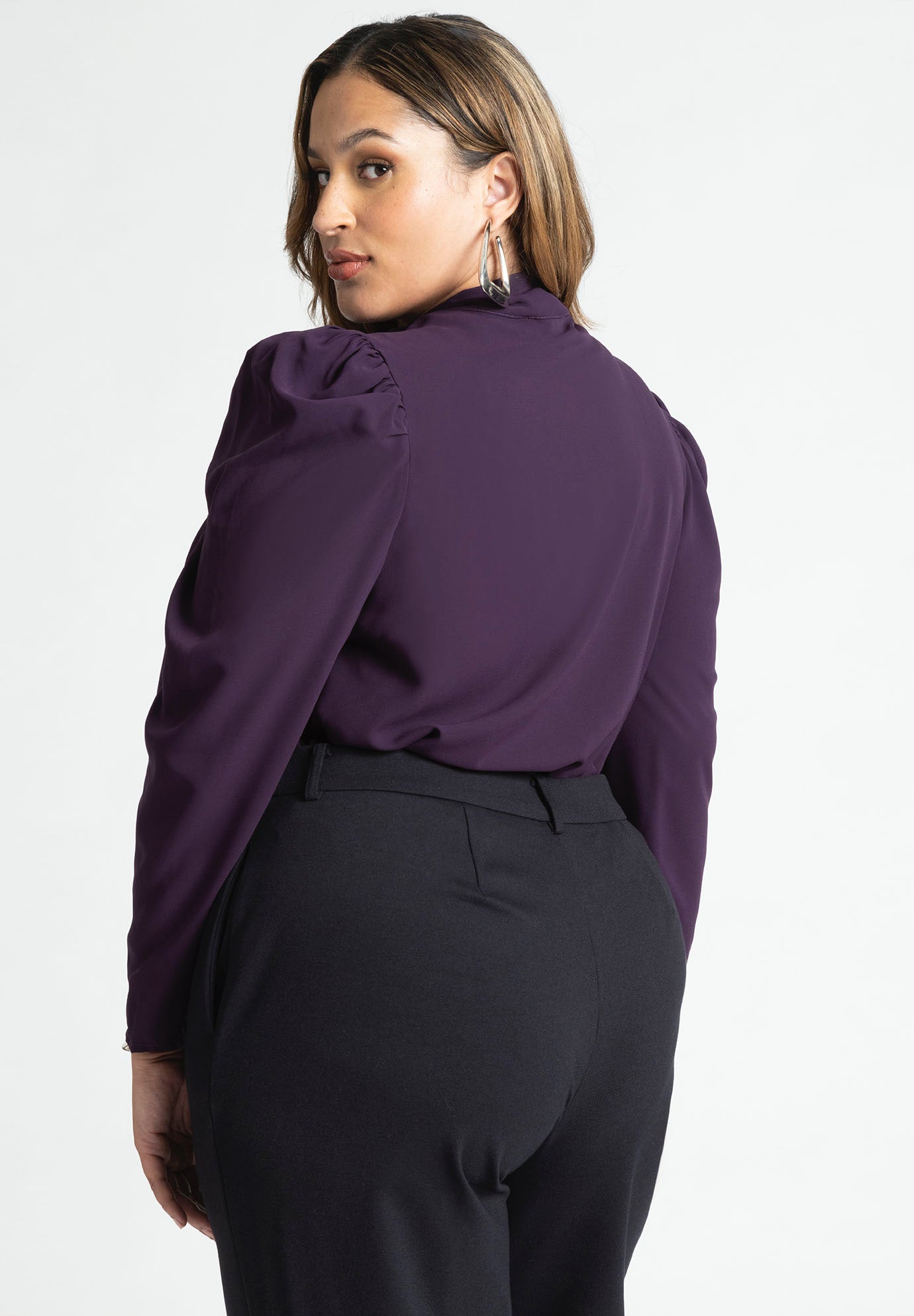 Drape Front Blouse image number 1