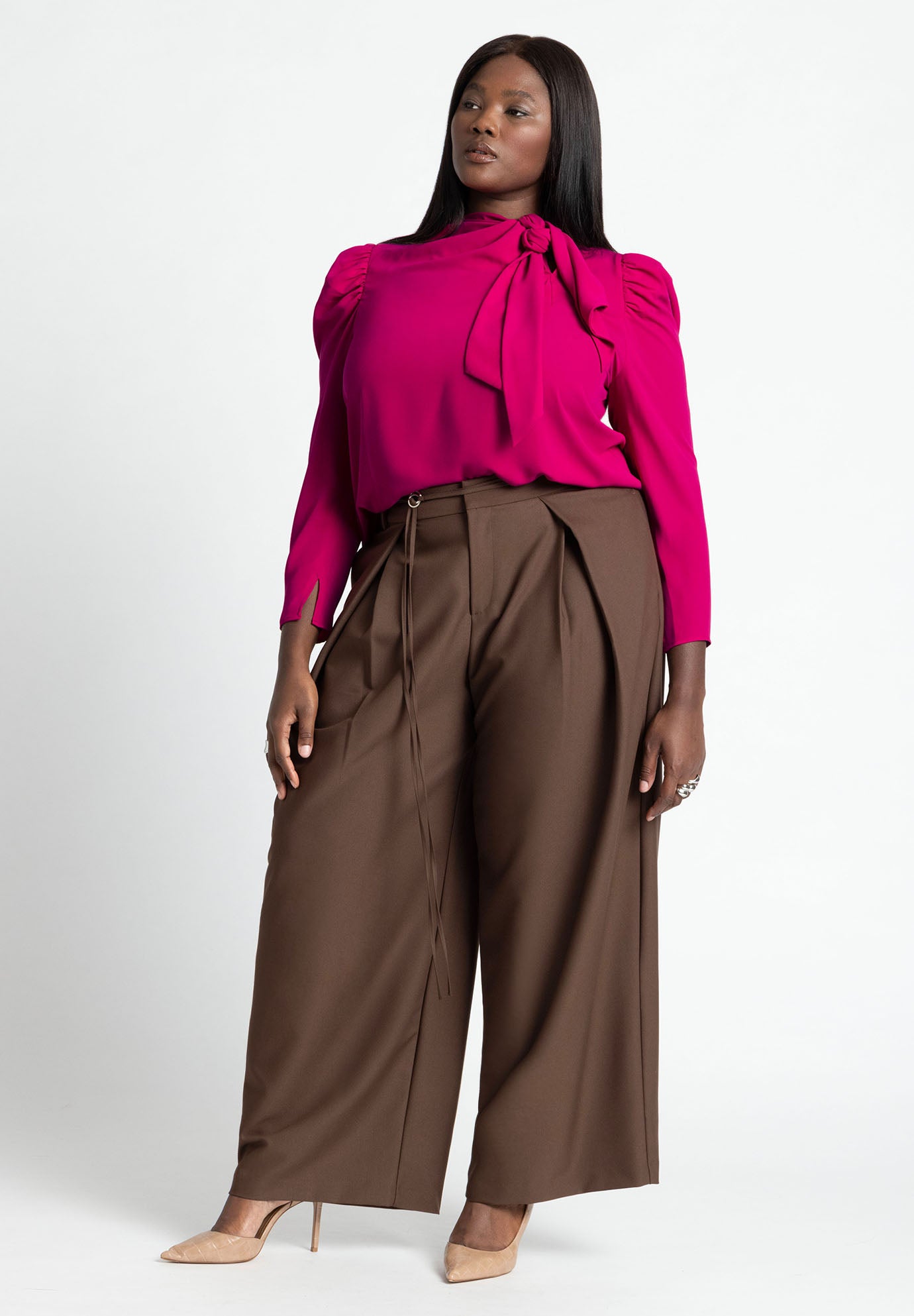 Drape Front Blouse image number 2