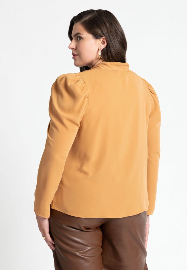 Drape Front Blouse image number 1