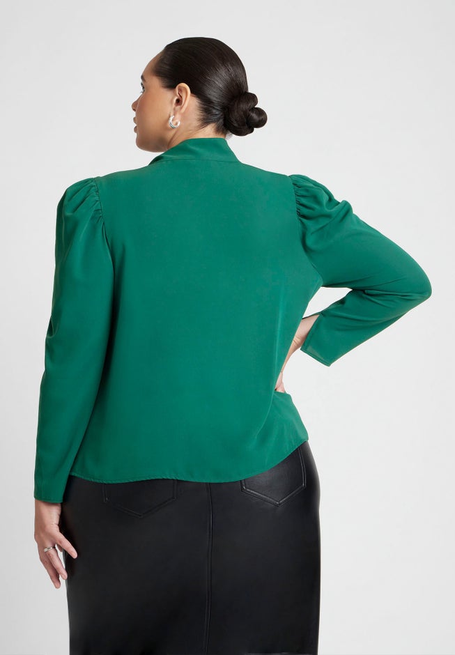 Drape Front Blouse image number 1