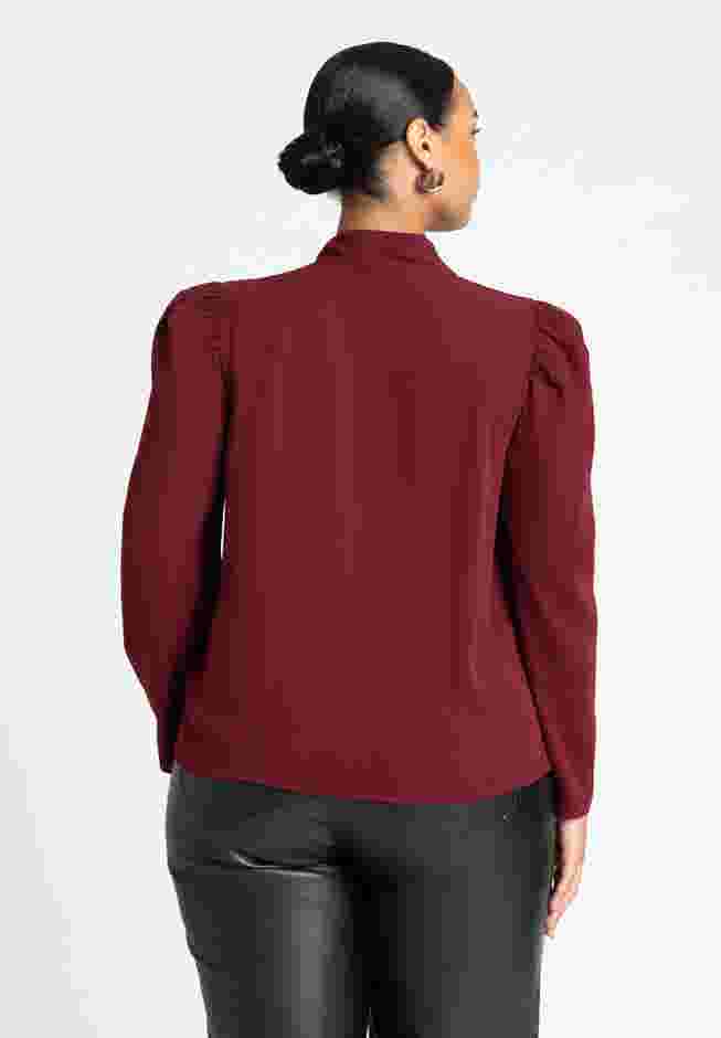 Drape Front Blouse image number 1