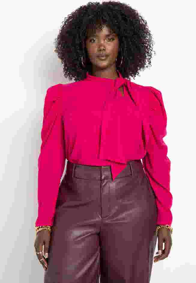 Drape Front Blouse image number 0