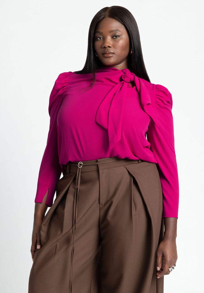 Drape Front Blouse image number 0