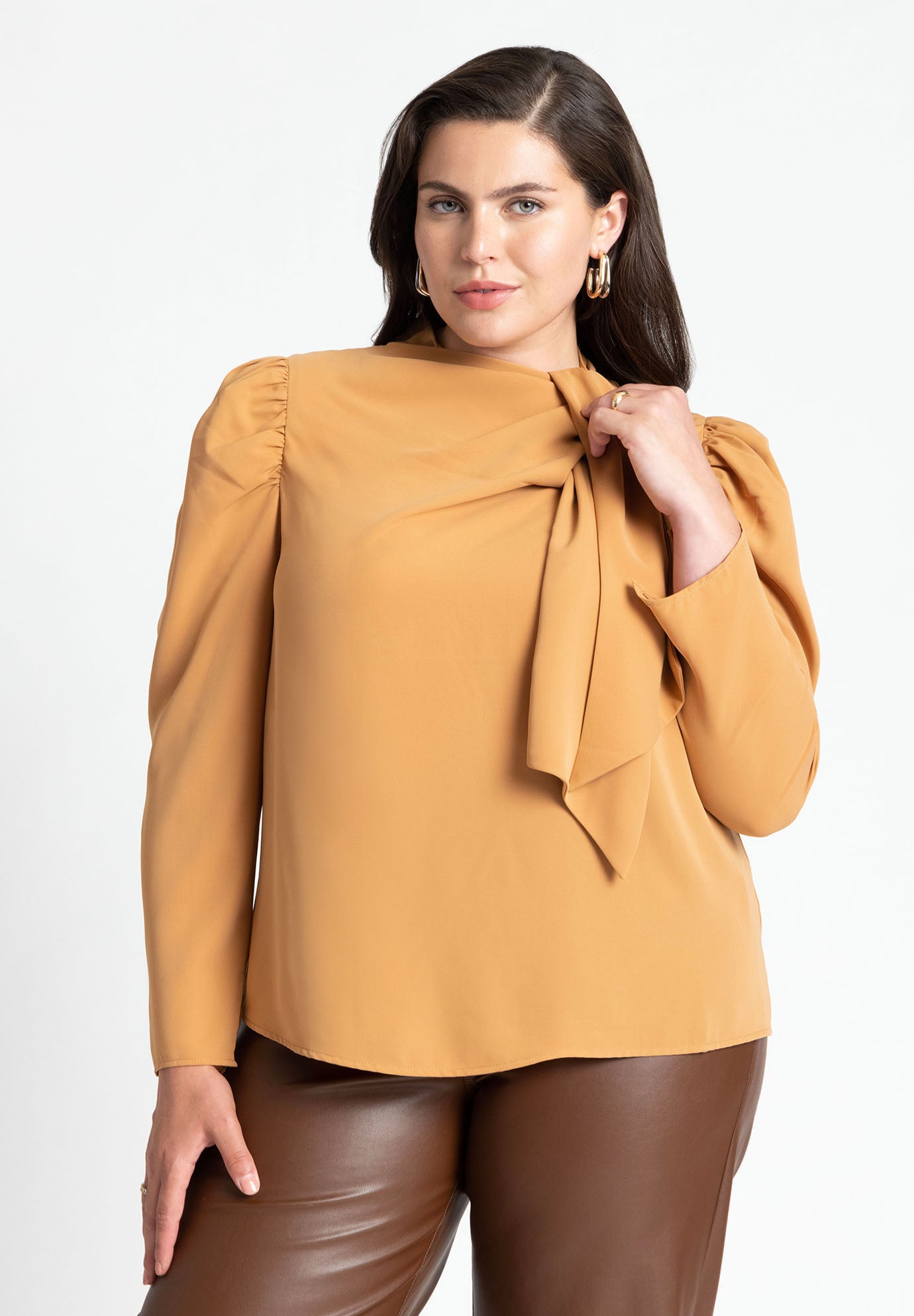 Drape Front Blouse image number 0