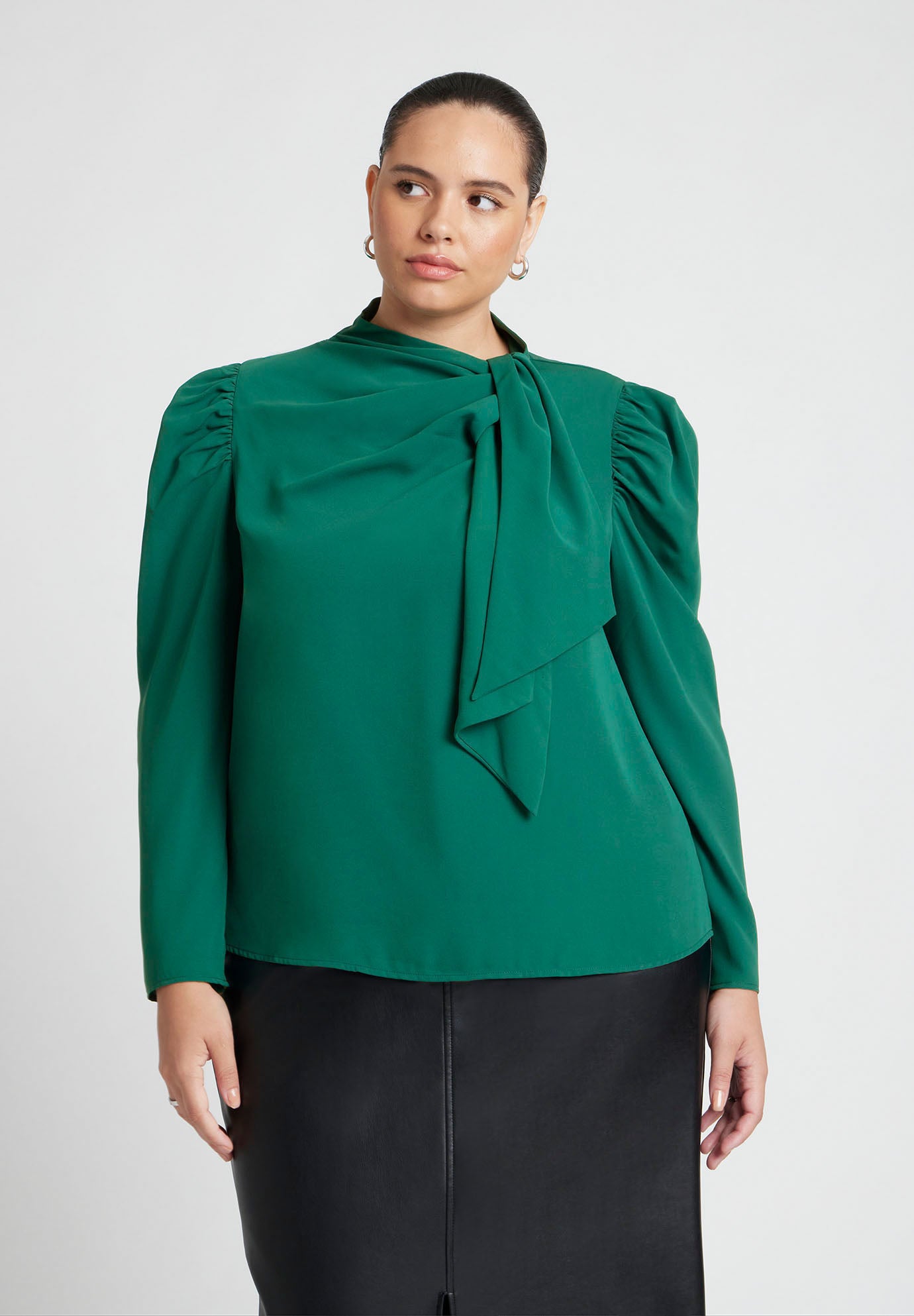 Drape Front Blouse image number 0