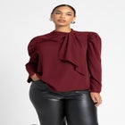 Drape Front Blouse image number null