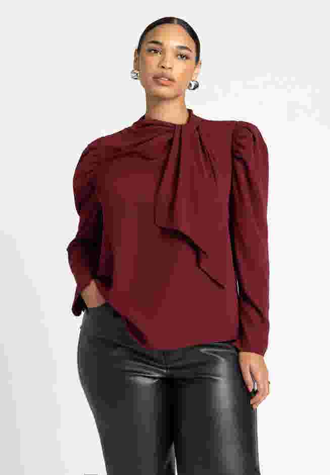Drape Front Blouse image number 0