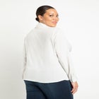 Tie Front Collared Blouse image number null