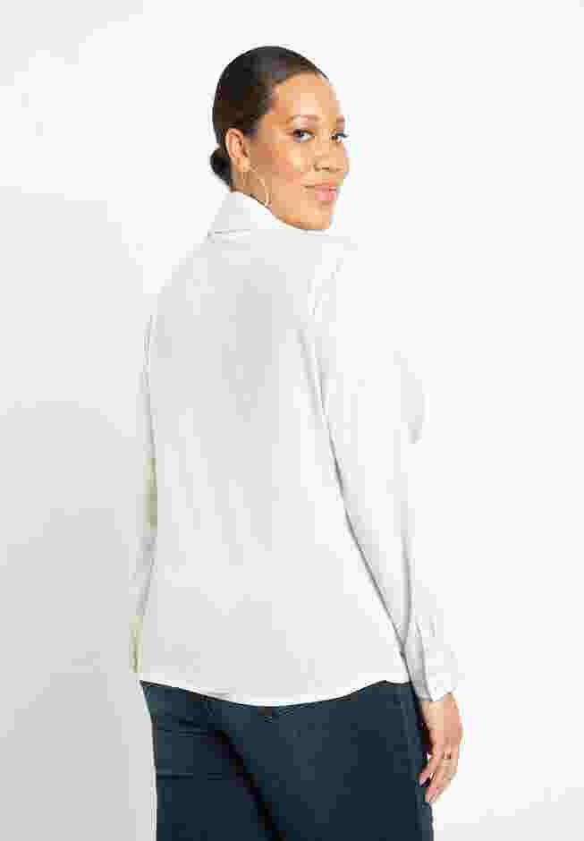Tie Front Collared Blouse image number 1