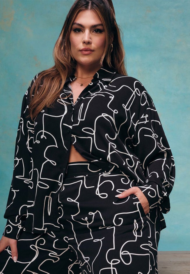 Printed Button Down image number 5