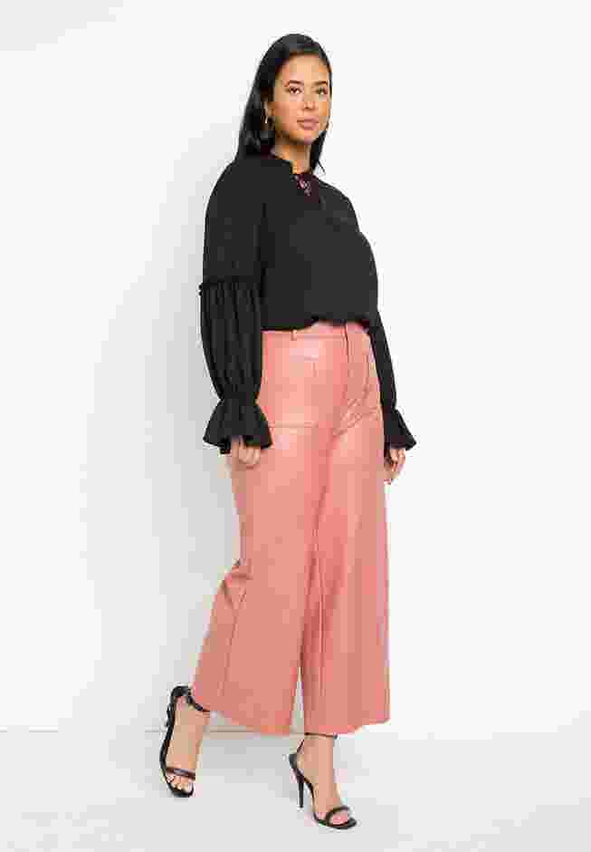 Ruffle Detail Blouse With Ties image number 2