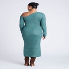 Off Shoulder Sweater Dress image number null