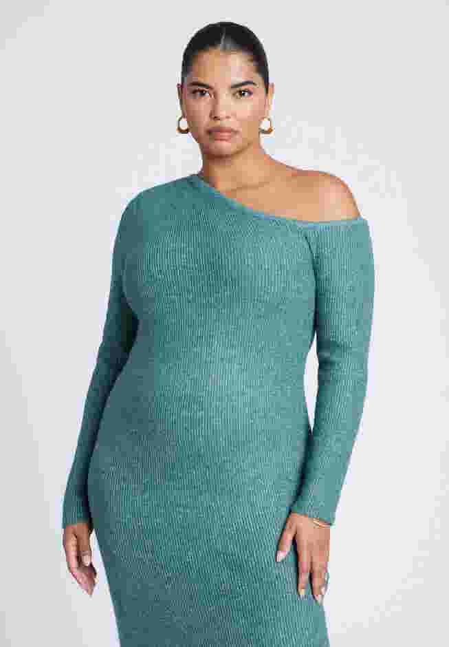 Off Shoulder Sweater Dress image number 4