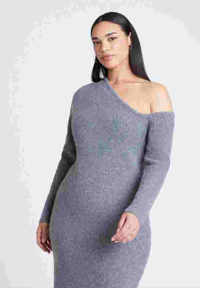 Off Shoulder Sweater Dress image number 2