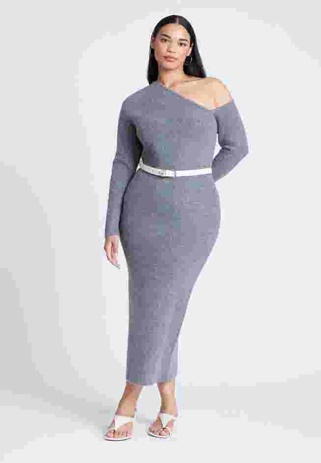 Off Shoulder Sweater Dress image number 3