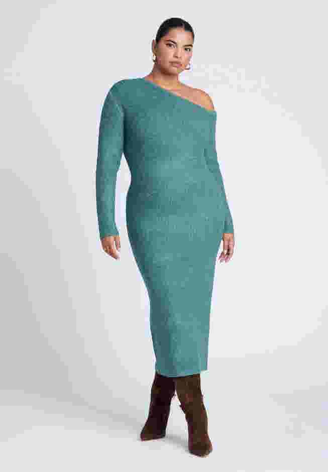 Off Shoulder Sweater Dress image number 0