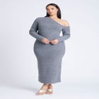 Off Shoulder Sweater Dress image number null