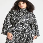 Tie Neck Cape Blouse image number null