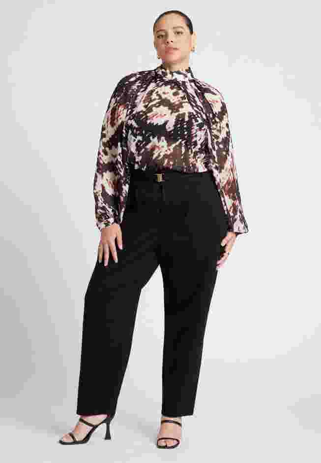 Draped Sleeve Chiffon Top image number 2