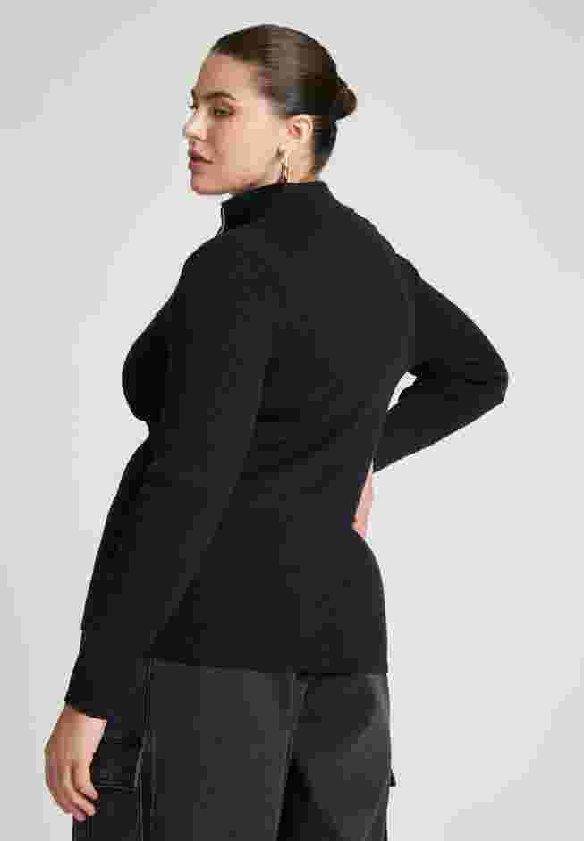 Two Way Zipper Sweater image number 1