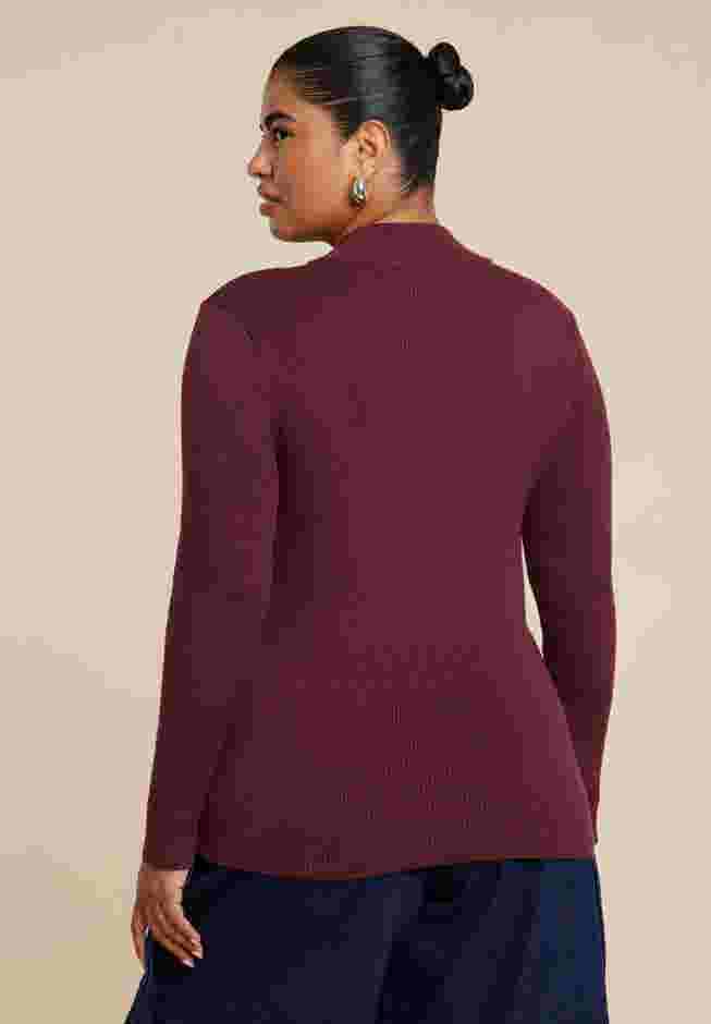 Two Way Zipper Sweater image number 3