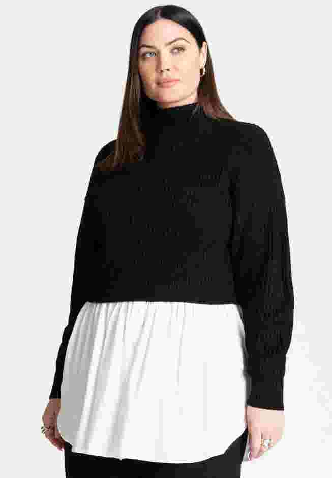 Twofer Skirted Sweater image number 0