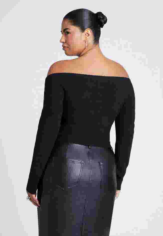 Wrap Front Cropped Sweater image number 1